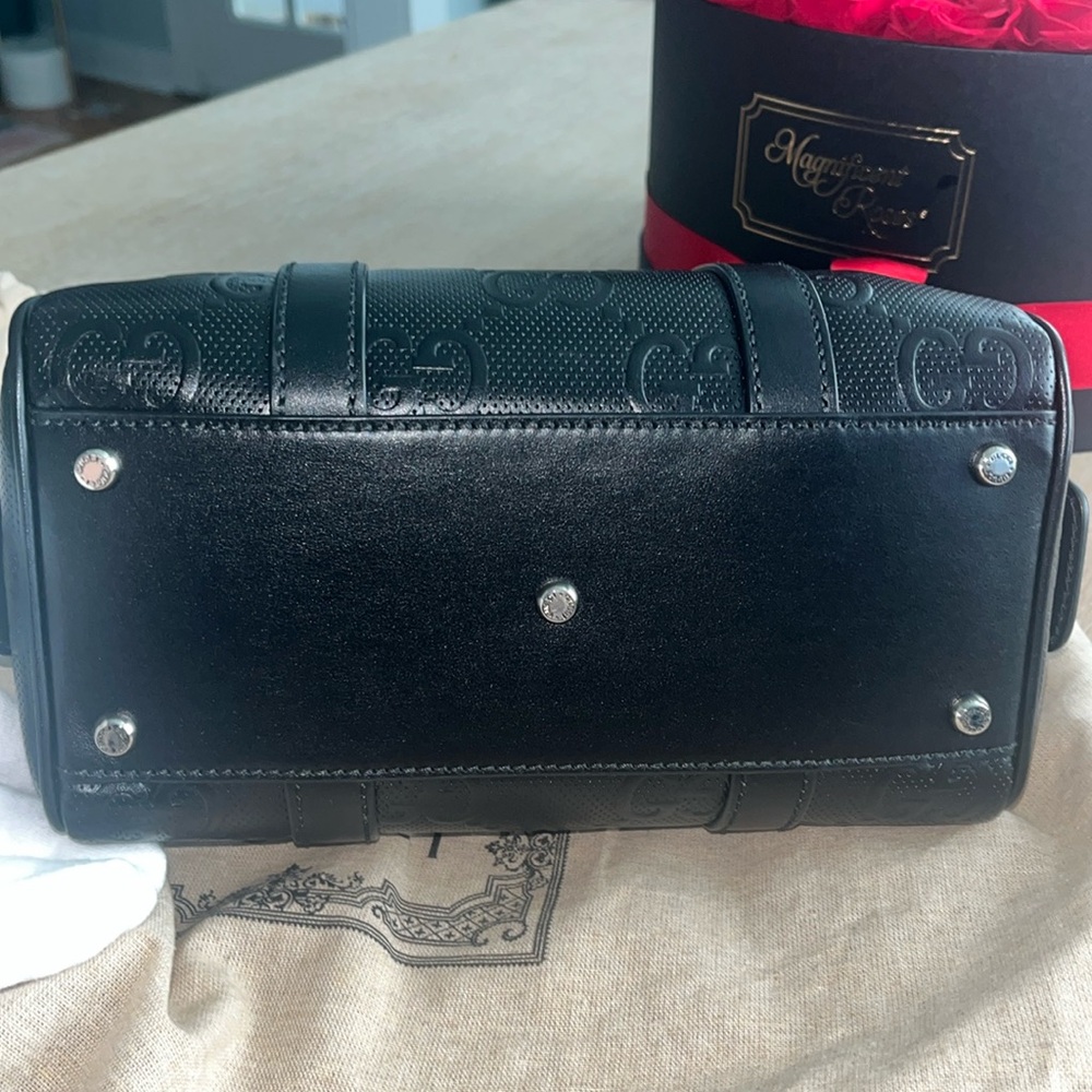 ⛔️ SOLD ⛔️ Gucci GG Embossed Mini Duffle Speedy Bag - Picture 7 of 17